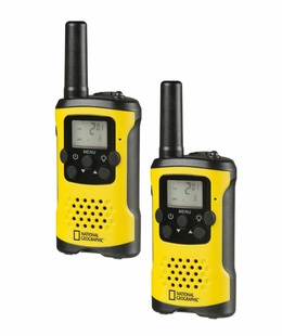  Rācijas 2 gabalu komplekts National Geographic FM ar lielu diapazonu līdz 6 km un brīvroku  Hover