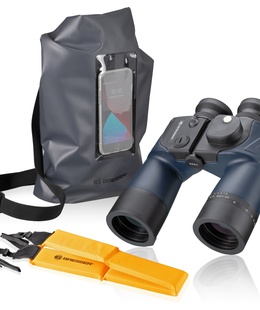  BRESSER 7x50 BinoSail burāšanas binoklis ar kompasu  Hover