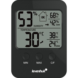  Levenhuk Wezzer BASE L30 melns termohigrometrs