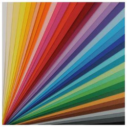  Krāsains kartons 50x70cm 270g/m2 dažādās krāsas