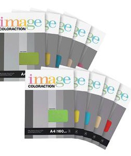  Krāsains papīrs IMAGE C. A4/50lp. 160g/m2 rapšu dzeltena kr.  Hover