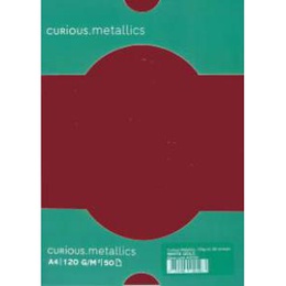  Papīrs Curious Matallick Red lacquer,  A4,  120g,  50 loksnes