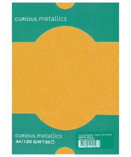  Papīrs Curious Metallics Super Gold,  A4,  250g,  10 loksnes  Hover