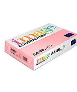  Krāsains papīrs IMAGE C. A4 80g/m2 500lap. Tropic/gaiši rozā  Hover