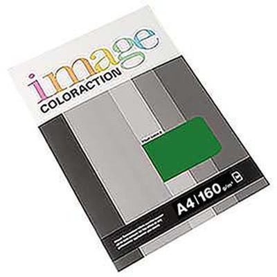  Krāsains papīrs IMAGE C. A4/50lap. 160g/m2 tumši zaļa krāsa