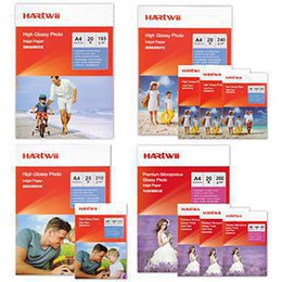  Pašlīmējošs fotopapīrs A4 135g 20lap glancēts Hartwii