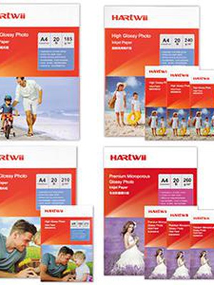  Fotopapīrs A4 260g 20lap glancēts Embosed lina audums Hartw  Hover