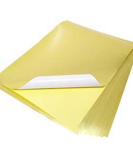  Pašlīmejošs PET Vinil A4 20lap Gloss Gold 80mk 100mk back  Hover