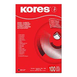  Kopējamais papīrs KORES,  A4,  100 loksnes,  melna krāsa