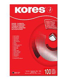  Kopējamais papīrs KORES,  A4,  100 loksnes,  melna krāsa  Hover