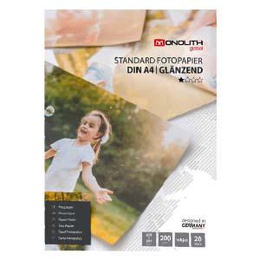  Fotopapīrs A4 200g 20lap glancēts Monolit