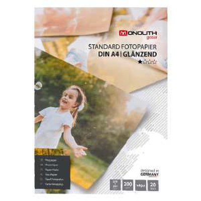  Fotopapīrs A4 200g 20lap glancēts Monolit