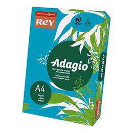  Krāsains papīrs REY 51 A4 250lap 160g spilgti zila krāsa