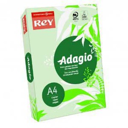  Krāsains papīrs REY 09 A4 80g 500lap gaiši zaļš