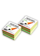  Piezīmju bloks līmēts 90x90mm krāsains 500lapas SMLT