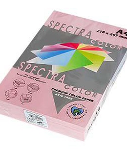  Krāsains papīrs A4 80g 500lap Rose IT 140 Spectra  Hover