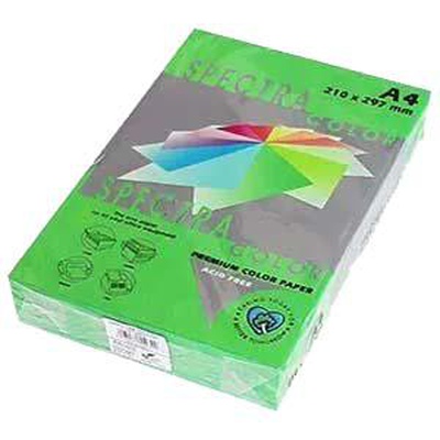  Krāsains papīrs A4 80g 500lap Parrot spilgti zaļš IT230 ID