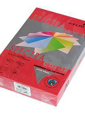  Krāsains papīrs A4 80g 500lap Red IT 250 Spectra  Hover