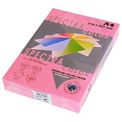  Krāsains papīrs A4 75g 500lap Cyber Red IT 350 Spectra