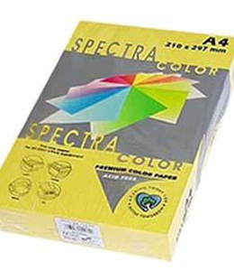  Krāsains papīrs A4 160g 250lap Yellow IT 160 Spectra  Hover