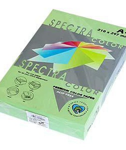  Krāsains papīrs A4 120g 250lap gaiši zaļš IT190 Green Spectr  Hover