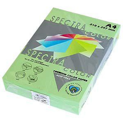  Krāsains papīrs A4 120g 250lap gaiši zaļš IT190 Green Spectr