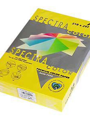  Krāsains papīrs A4 120g 250lap spilgti dzeltens IT210 Lemon  Hover