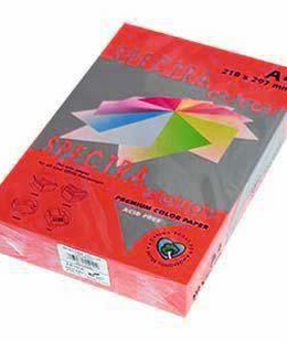  Krāsains papīrs A4 120g 250lap sarkans IT250 RED Spectra  Hover