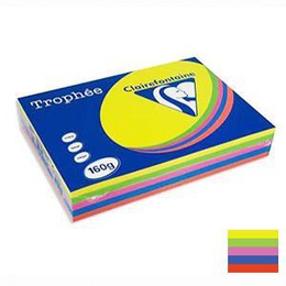  Papīrs Trophee asorti/intens.A4/160g/250