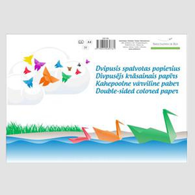  Aplikāciju papīrs A4/8 krāsas,  divpusējs,  SMLT