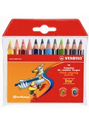  Krāsainie zīmuļi STABILO  TRIO MINI |12 krāsas