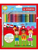  Krāsainie zīmuļi STABILO COLOR | 24 krāsas