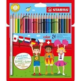  Krāsainie zīmuļi STABILO COLOR | 24 krāsas