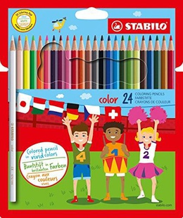 Krāsainie zīmuļi STABILO COLOR | 24 krāsas  Hover