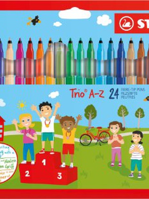  Flomasteri Stabilo Trio A-Z | 24 krāsas  Hover