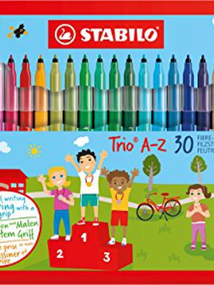  Flomasteri Stabilo Trio A-Z | 30 krāsas  Hover