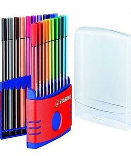  Flomasteru komplekts STABILO PEN68 ColorParade | 20 krāsas  Hover