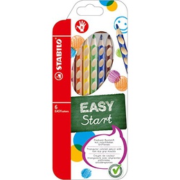  Krāsainie zīmuļi labročiem STABILO EASYcolors | 6 krāsas