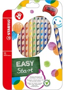  Krāsainie zīmuļi labročiem STABILO EASYcolors | 12 krāsas