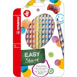  Krāsainie zīmuļi labročiem STABILO EASYcolors | 12 krāsas