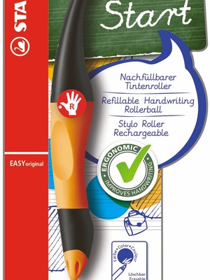  Ergonomiska pildspalva STABILO EASY START R |0.5 mm|Zila| Melna, Oranža  Hover
