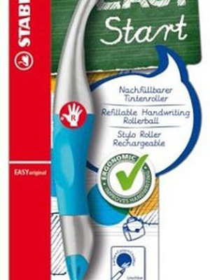  Ergonomiska pildspalva STABILO EASY START R |0.5 mm|Zila| Metāliska, G.zila  Hover