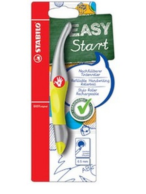  Ergonomiska pildspalva STABILO EASY START R |0.5 mm|Zila| Metāliska, Dzeltena  Hover