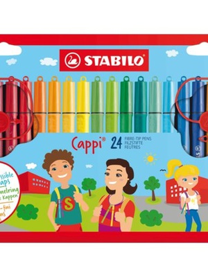  Flomasteri Stabilo Cappi | 24 krāsas  Hover