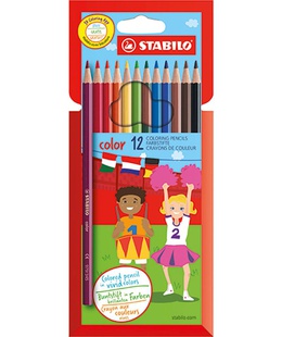  Krāsainie zīmuļi STABILO COLOR | 12 krāsas  Hover