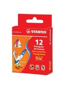  Eļļas pasteļkrītiņi STABILO TRIO | 24 krāsas