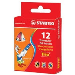  Eļļas pasteļkrītiņi STABILO TRIO | 24 krāsas