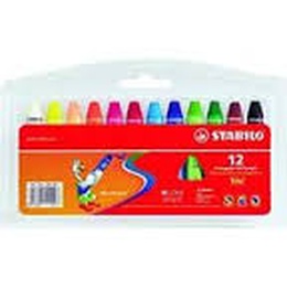  Eļļas pasteļkrītiņi  STABILO TRIO | 12 krāsas