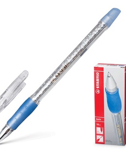  Lodīšu pildspalva STABILO KERIS |0.3 mm| Zila  Hover