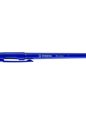  Lodīšu pildspalva STABILO RE-LINER F |0.5 mm| Zila  Hover